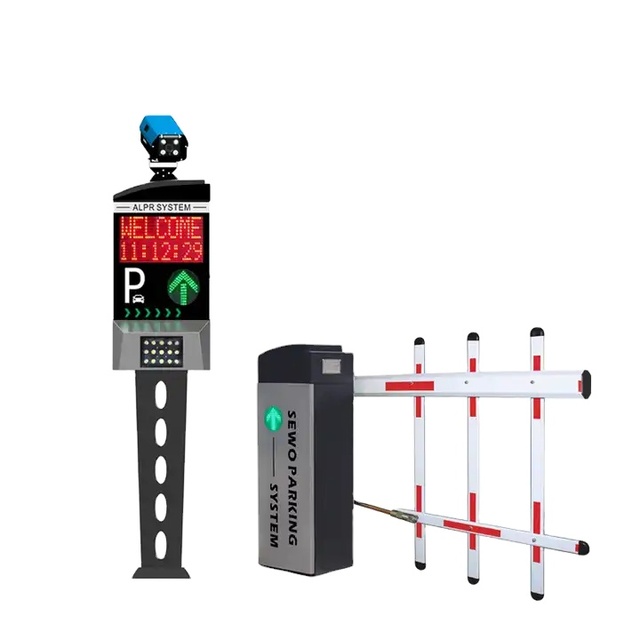 High Speed Security Car LPR Parking System With License Plate Recognition Technology