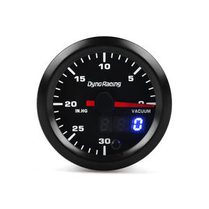 Manómetro de Vacío de 2 Pulgadas (52 mm) para Modificación de Automóviles, 0-30, Panel de Instrumentos LED con Retroiluminación de 7 Colores, Herramienta de Inspección de Automóviles - Product Image 2