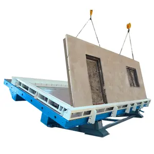 Precast tilting table for Concrete Wall Panel for house building/ stationary table mould