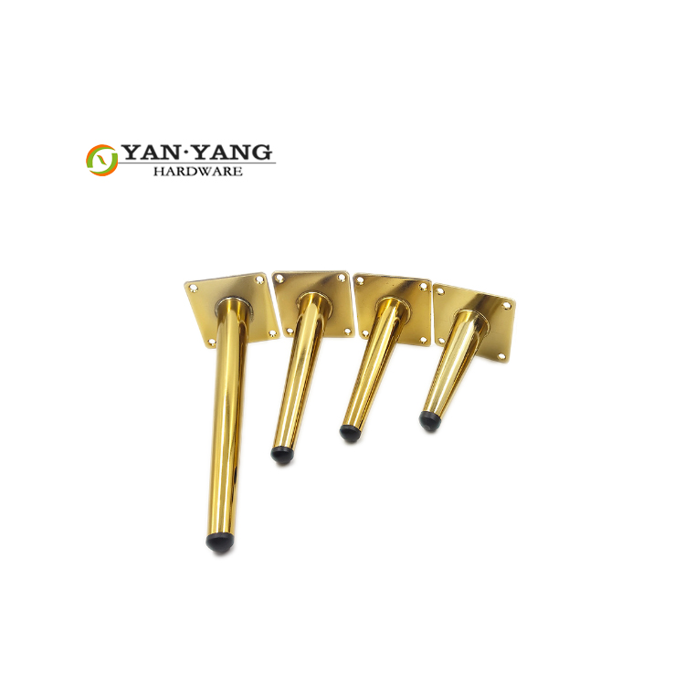 Высококачественные конические ножки для мебели, хромированные металлические ножки для дивана, стула, стола