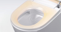 WC intelligent à poser certifié CE avec commande latérale, bidet intelligent en céramique pour la décoration de la salle de bain à domicile