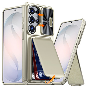 Nuevo Estuche Tipo Cartera con Ventana Deslizante para <span class=keywords><strong>Samsung</strong></span> Galaxy S26U, con Ranuras para Tarjetas, Soporte y Cubierta Trasera Antigolpes para Galaxy S25Ultra - Product Image 4