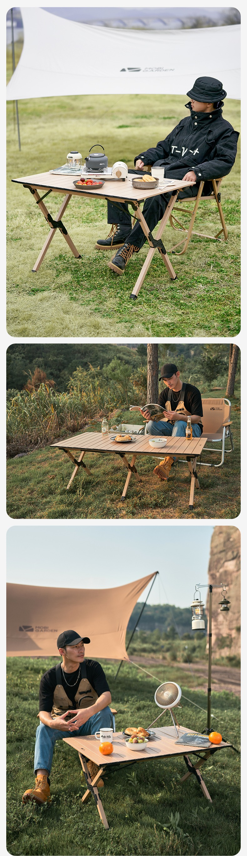 Mobi Garden Outdoor Camping Folding Table - Portable & Durable