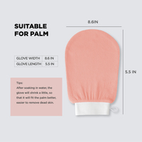 Gant de Bain Exfoliant Kessa du Maroc Naturel pour Massage Corporel et Peeling – Brosse Douche Femme