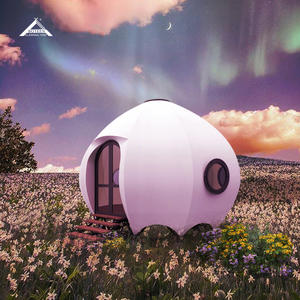 Tienda de campañ<span class=keywords><strong>a</strong></span> con vista al <span class=keywords><strong>cielo</strong></span> estrellado para acampar al aire libre de lujo Ecológico de lujo Camping Villa Design Sense Camping Suite - Product Image 1