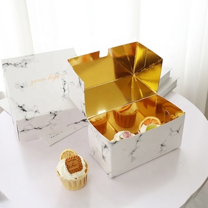 Luxury Cup Cardboard Lunch Box Number Christmas Tiramisu Cake Delivery Boxes Manufacturer Custom Cake Packaging in Bulk for Sale