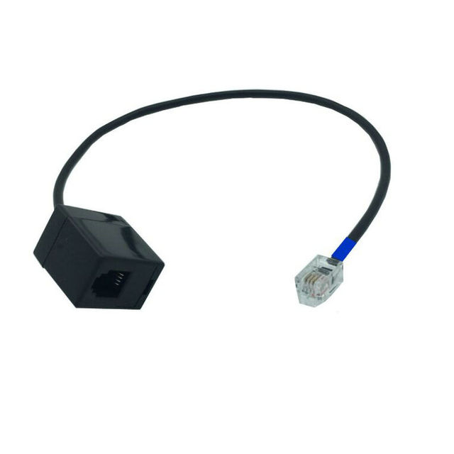 RJ9 4P4C Male to Female Connector Telephone Adapter Cable Wire Telephone Extension Cord