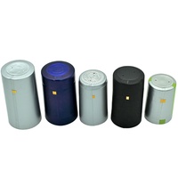 Capsule thermorétractable de PVC de différents styles de fabrication d'usine pour la bouteille d'huile d'olive de whisky de vodka de vin