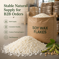 Vente en gros de flocons de cire de soja à faible dégagement de fumée longue durée de combustion cire de soja végétalienne 100% pure cire de soja pour la fabrication de bougies durables