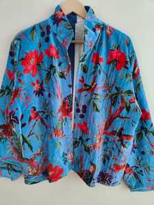 แจ็คเก็ตบอมเบอร์กำมะหยี่ลายป่าสไตล์คลาสสิก งานฝีมือ  แบบกลับด้านได้ เป็นมิตรกับสิ่งแวดล้อม ระบายอากาศได้ดี ความยาวสั้น ไส้ใยฝ้าย 100% - Product Image 3