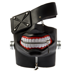 Nouveau <span class=keywords><strong>masque</strong></span> tridimensionnel en similicuir pour enfants <span class=keywords><strong>Tokyo</strong></span> <span class=keywords><strong>Ghoul</strong></span> Kinoki Ken Halloween - Product Image 2