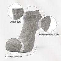 Chaussettes courtes décontractées pour hommes d'affaires Chaussettes bateau Chaussettes en coton de haute qualité absorbant la sueur et résistantes aux odeurs
