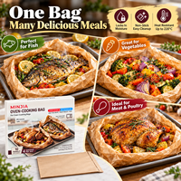 Sacs de cuisson en papier sulfurisé de qualité supérieure pour Noël, résistants à la chaleur et à l'humidité, pour poulet, dinde, fruits de mer, rôtissage et cuisson au four