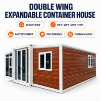 Maison conteneur portable extensible 20ft 40ft, maison modulaire préfabriquée, fabricant OEM ODM certifié CE ISO9001 pour les États-Unis, le Mexique et l'Amérique latine