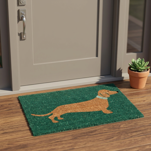 PVC Backed Coir <b>Mat</b> Machine Made Medium Thickness Solid Color Durable Anti Slip Washable Eco-Friendly Modern Outdoor Indoor Home - Product Image 2