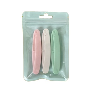 Folding Ladies <b>Face</b> <b>Shaver</b> Anti Scratch Eyebrow Trimmer Portable Facial Razor - Product Image 5