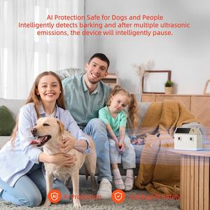 Usmileet अल्ट्रासोनिक कुत्ते छाल निवारक उपकरण, कुत्तों के लिए आउटडोर और इनडोर वेदरप्रूफ, सौर - Product Image 5