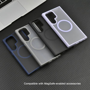 Nouveau étui magnétique de la série Soft Touch Anti-jaunissement étui de téléphone Anti-choc en TPU dur pour Galaxy <span class=keywords><strong>Samsung</strong></span> S24 Ultra étui - Product Image 5