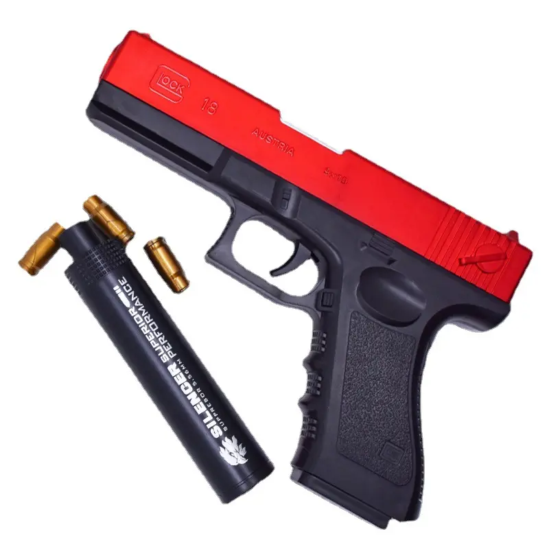 CL205 Shell Throwing Pistol Toy Gun Child Weapon Model Boys Birthday Gifts Outdoor Game Airsoft Pistol Toy Gun