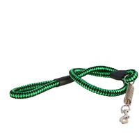 Laisse spirale élastique en nylon robuste pour chien, collier bungee pour la course