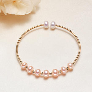 Venta al por Mayor de Joyería de Perlas de Agua Dulce de Zhuji, Transmisión en Vivo por Celebridades de Internet, Puestos Pequeños para Pulseras y Brazaletes de Perlas - Product Image 1