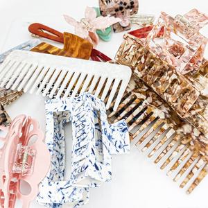 New Coreano di Modo Accessori Dei Capelli Per Le Ragazze Capelli Acetato clip di Set clip di Capelli Artiglio E Pettine Set Per Le Donne di Alta clip di qualità - Product Image 3