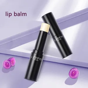 Logo Custom Flavor Lip Balm Organic Natural Vegan Lightening Moisturizer Chapstick Stick tubi di balsamo per labbra rosa biodegradabile