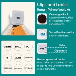 Paños de cocina suecos para cocina, toallas de papel reutilizables lavables, toallas para platos de secado rápido, paños de esponja superabsorbentes - Product Image 4