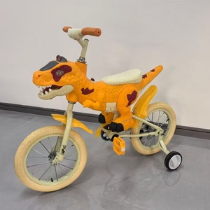 Vélo d'équilibre pour enfants <span class=keywords><strong>dinosaure</strong></span> en gros avec pédales, roues de 12 pouces et vélo d'apprentissage pour bébés, bicyclette <span class=keywords><strong>dinosaure</strong></span> - Product Image 3
