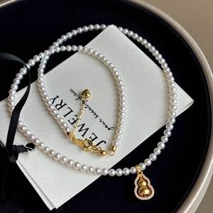 Collar de Perlas Versátil de Alta Gama para Mujer, Estilo Lujoso y Ligero con Cadena para Suéter de Nuevo Estilo - Product Image 3