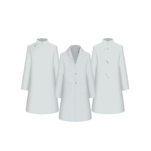 Оптовая продажа Flx S108, белое пальто, похоронное платье, унисекс, саван с длинным рукавом - Product Image 5