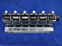 Compteur mécanique conjoint à 4 chiffres en acier inoxydable à 6 unités modèle Sk-c6, compteur manuel à 4 chiffres pour le comptage
