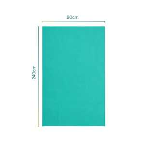 DispoSheet Sábanas Médicas Desechables 90x240 cm Verdes No Estériles SMS 17 g/m² Para Uso Hospitalario - Product Image 2