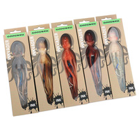 Leurre de pêche lumineux en forme de pieuvre, encre luminescente, jupes de calmar, appât souple en plastique, pêche à la traîne en eau salée, plomb de 200g, marlin