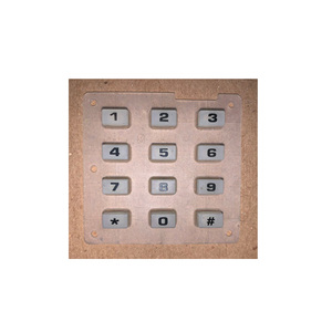 Teclado de Silicona Luminoso Conductivo de Alta Calidad Personalizado de Fábrica, Calculadora, Control Remoto para Piano, Teclado con Botones Transparentes - Product Image 1