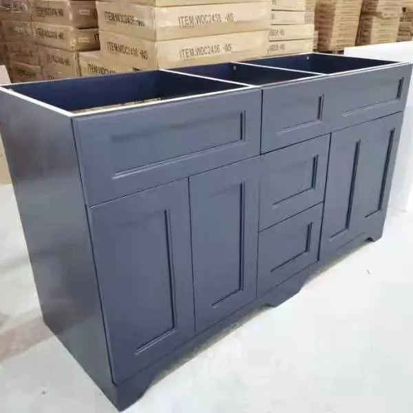 Modern Home Furniture Navy Blue Shaker Cabinet for Kitchen Bathroom