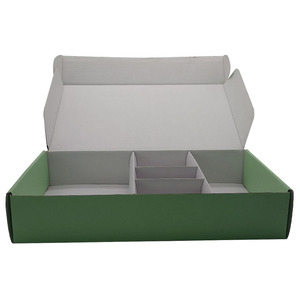 Nuevo diseño ecológico plegable envío Mailer caja de cartón corrugado con - Product Image 1
