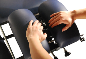 Mesa quiropráctica resistente de Color negro personalizada de fabricación Iron-260, mesa de tracción de cama de fisioterapia a la <span class=keywords><strong>venta</strong></span> - Product Image 5
