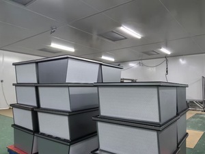 Nhà máy cung cấp H13 H14 kích thước tùy chỉnh 24x24 inch HVAC Bộ lọc không khí laminar <span class=keywords><strong>Air</strong></span> Flow Hood điều hòa không khí khung nhôm - Product Image 5