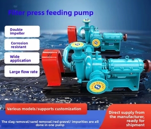 Bomba de lodos y impurezas tipo SHUANGSHENG ZJW150-400, bomba de suministro para filtro prensa de baja presión, bomba de aguas residuales, bomba de alimentación eléctrica de 30 kW, 1 año de garantía - Product Image 5