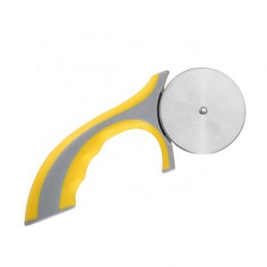 Couteau à pizza tout-en-un en acier inoxydable de haute qualité avec poignée ergonomique pour une maniement facile - Product Image 1