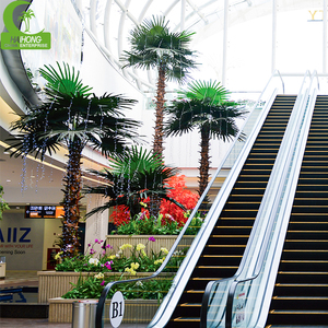 Décoration de parc d'attractions, palmier artificiel de Washington, plantes artificielles tropicales d'extérieur - Product Image 6