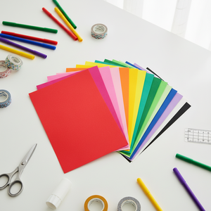 Maßgefertigte Dicke EVA-Schaumstoffplatte 1mm <span class=keywords><strong>Foamiran</strong></span> Hochwertig für Basteln DIY Büro Schule Handgemachte Produkte Dekoration - Product Image 1