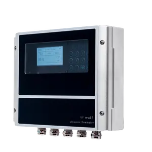 超音波デジタル水流メーターセンサーUF1000 OEM分割壁に取り付けられた超音波流量計DN25 ~ 1200mm価格クランプ - Product Image 1