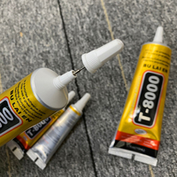 Pabrik Spot Grosir 50Ml T8000 Karet Lembut Kuat DIY Pakaian Ponsel LCD Layar Sentuh Sepatu Kerajinan Sepatu Lem