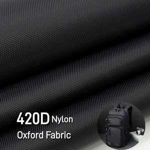 Tela Oxford 420D 100% Nailon, Tejido Liso Ligero Impermeable con Revestimiento de PU para Bolsas de Exterior, Equipaje y Prendas - Product Image 1