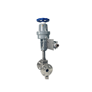 Válvula de Cierre de Emergencia Neumática, Acero Inoxidable CF8, Con Brida, Volante Manual, A Prueba de Explosiones, Cierre Criogénico - Product Image 4