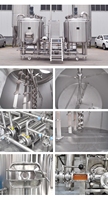 500L 700L brasserie équipement de brassage personnalisé de haute qualité pour brasserie de bière artisanale ligne de brassage complète