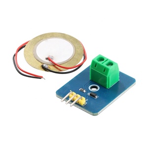 Kit DIY Módulo Sensor de Vibração Piezo Cerâmico 3.3V/5V Controlador Analógico Componente Eletrônico para <span class=keywords><strong>Arduino</strong></span> - Product Image 1