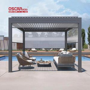 <span class=keywords><strong>L</strong></span>'alluminio motorizzato impermeabile all'aperto espande lo spazio Uv Block giardino Patio ponte pergolato - Product Image 3